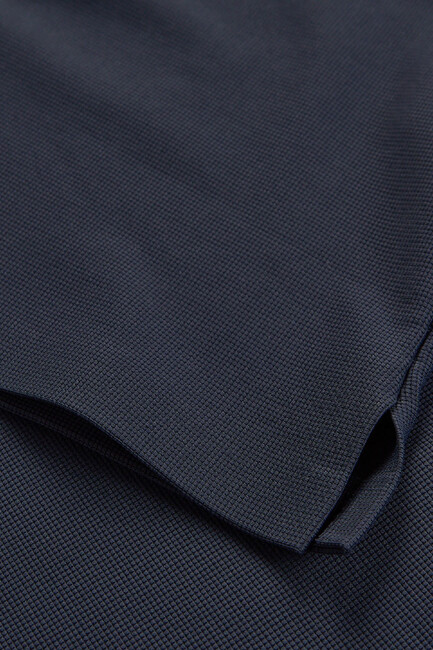 Erkek Ls Waffle Polo Tişört S2620148-4347 Lacivert - Thumbnail