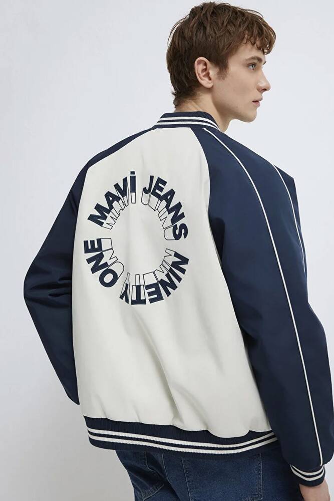 Erkek M Nakışlı Ceket 0110768-86412 Beyaz 