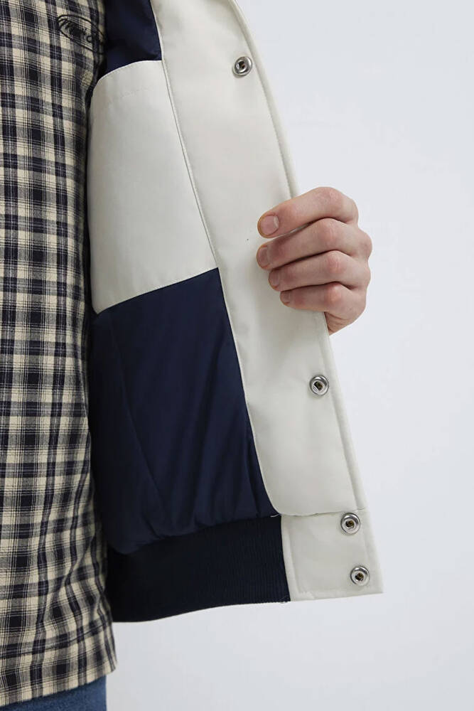 Erkek M Nakışlı Ceket 0110768-86412 Beyaz 