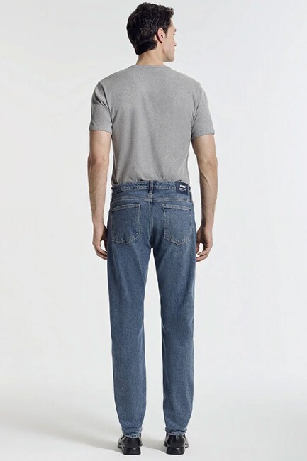 Erkek Madrıd Classic Jean Pantolon 000152-A3763 Mavi - Thumbnail