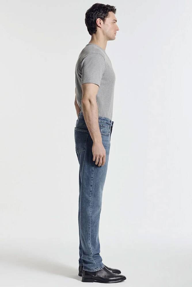 Erkek Madrıd Classic Jean Pantolon 000152-A3763 Mavi 