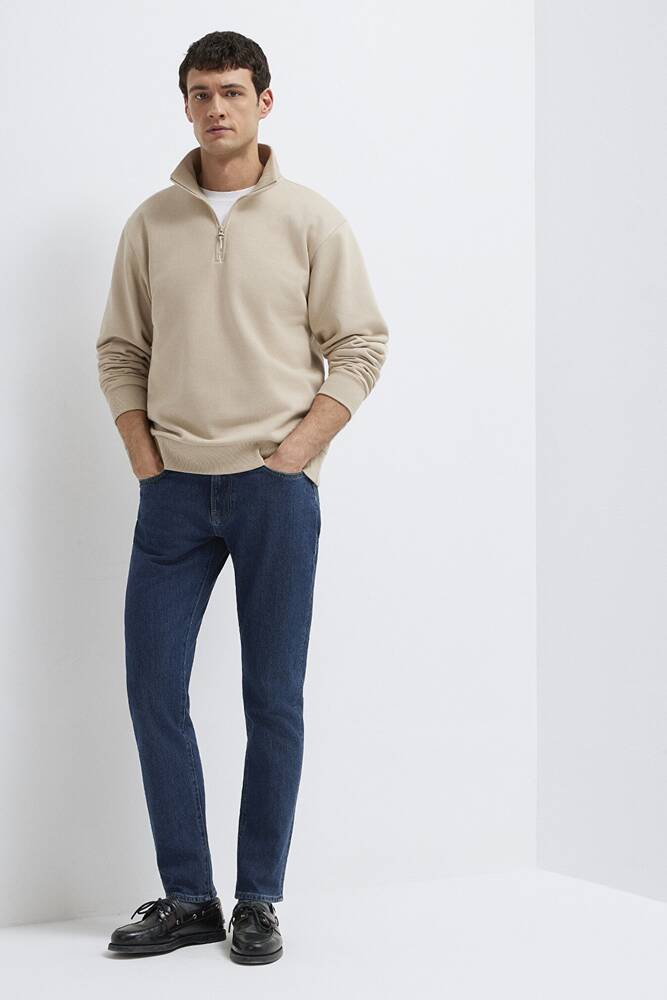 Erkek Marcus Classic Jean Pantolon 0035191240 Lacivert 