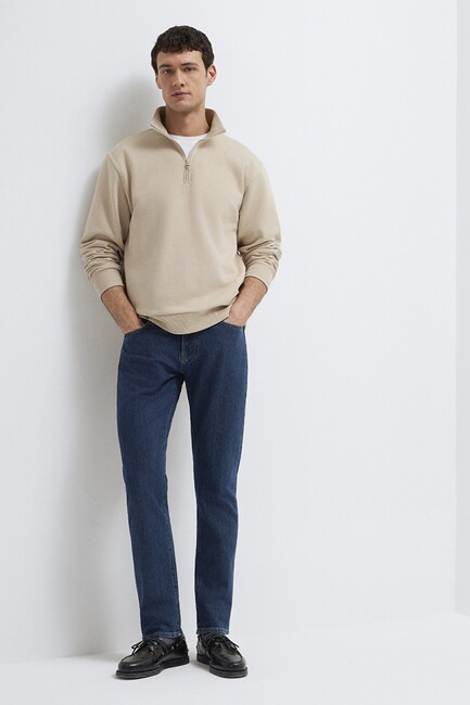 Erkek Marcus Classic Jean Pantolon 0035191240 Lacivert (2)