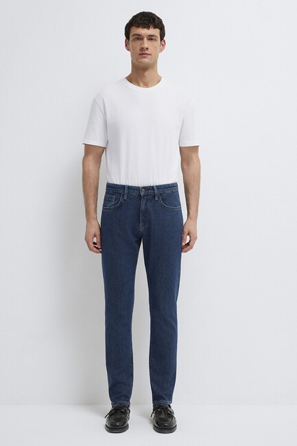 Erkek Marcus Classic Jean Pantolon 0035191240 Lacivert (3)