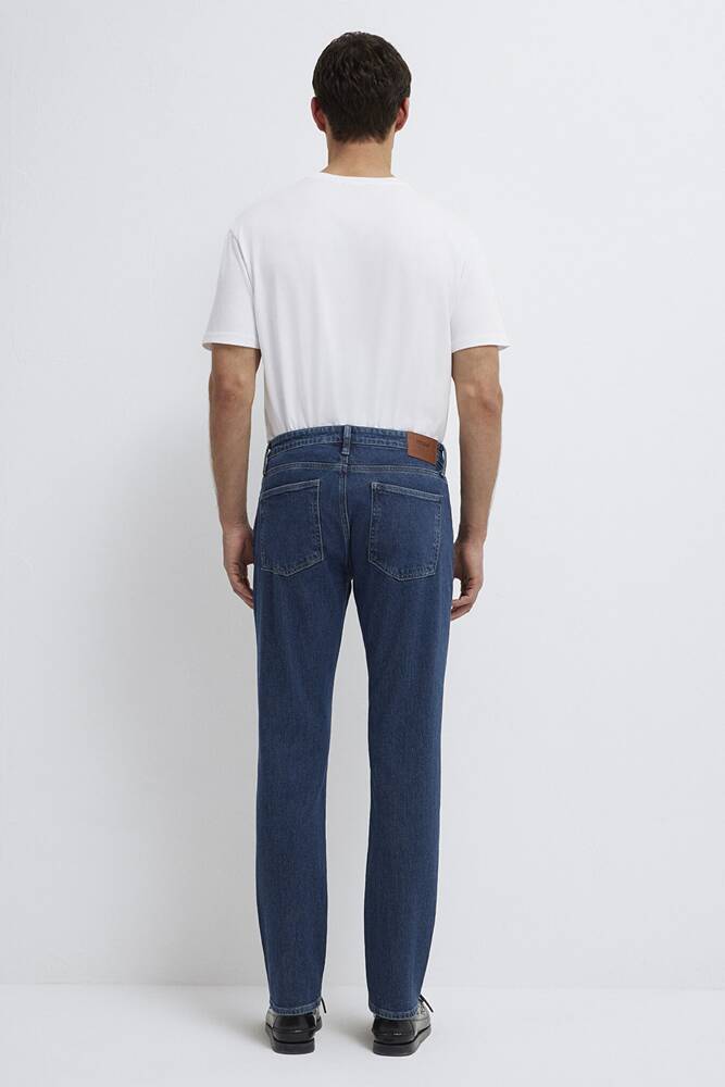 Erkek Marcus Classic Jean Pantolon 0035191240 Lacivert 