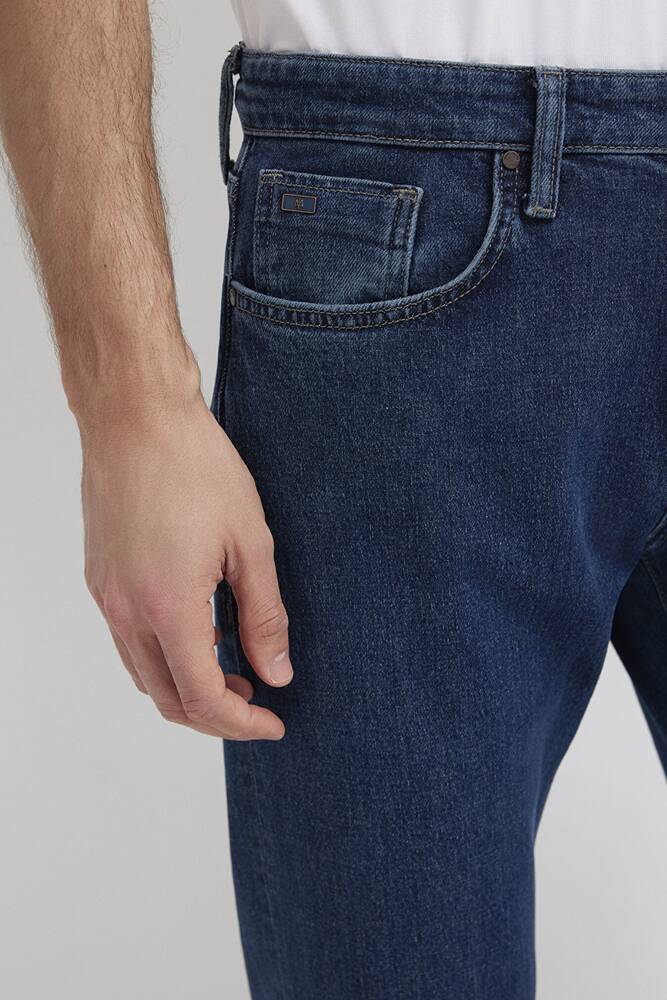 Erkek Marcus Classic Jean Pantolon 0035191240 Lacivert 