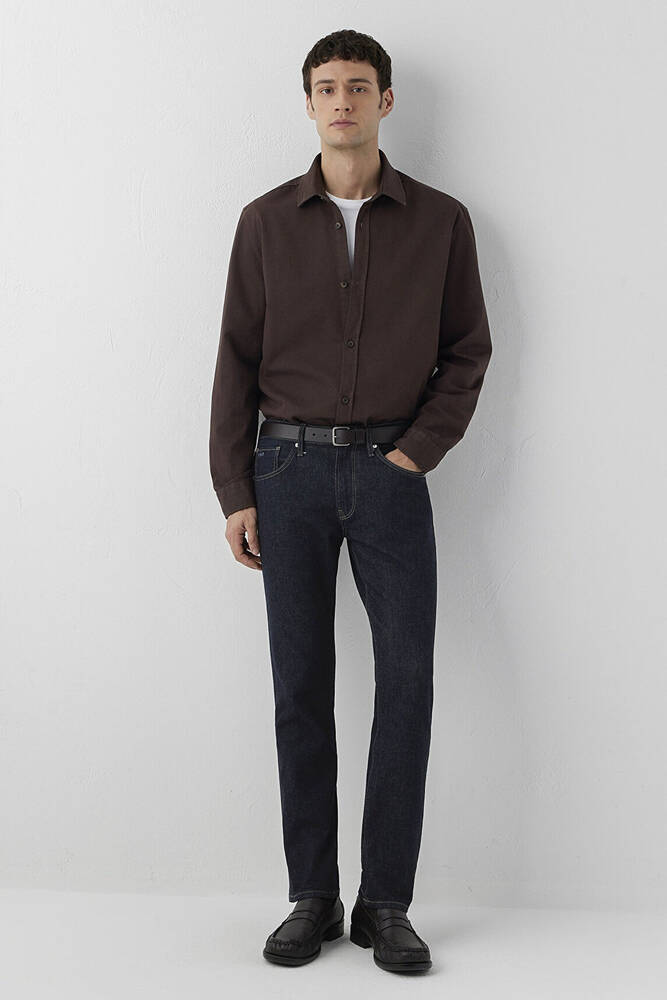 Erkek Marcus Classic Jean Pantolon 00351A4233 Lacivert - 3