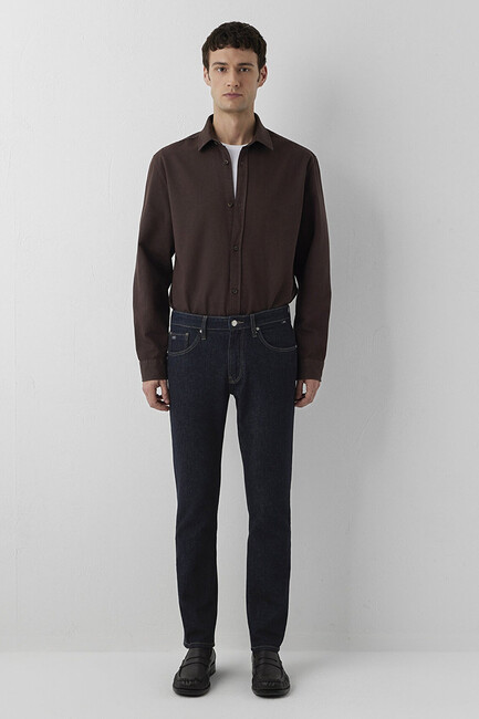 Erkek Marcus Classic Jean Pantolon 00351A4233 Lacivert - 4