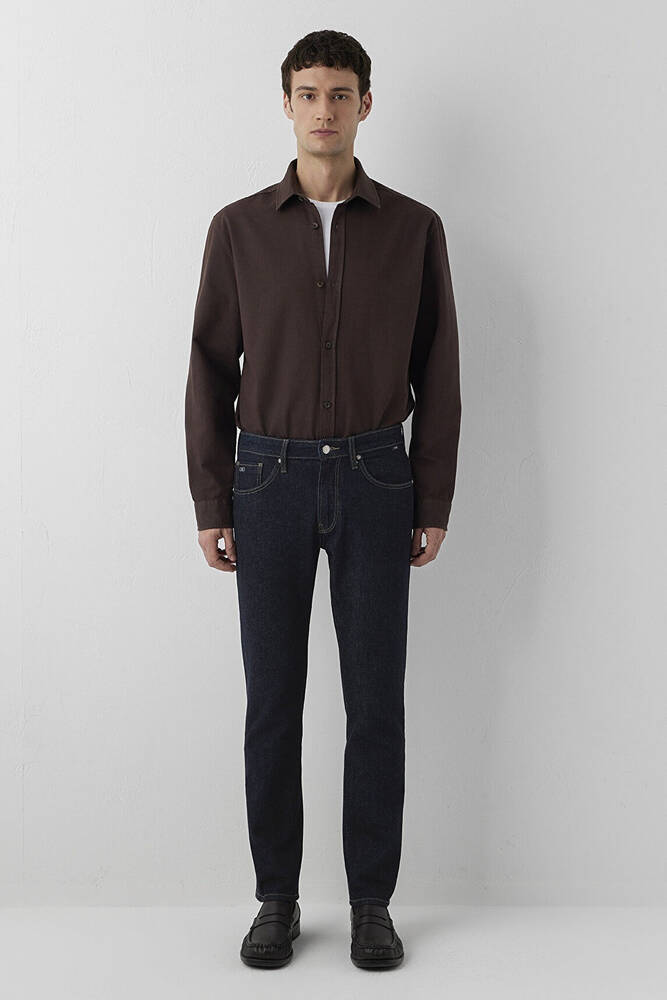 Erkek Marcus Classic Jean Pantolon 00351A4233 Lacivert - 4