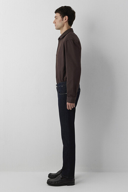 Erkek Marcus Classic Jean Pantolon 00351A4233 Lacivert - 5