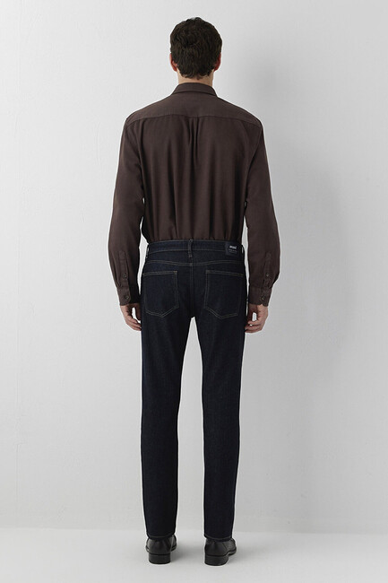 Erkek Marcus Classic Jean Pantolon 00351A4233 Lacivert - 6