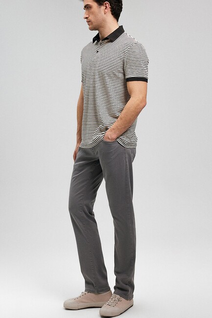 Erkek Marcus Comfort Gabardin Pantolon 0035186575 Gri - Thumbnail