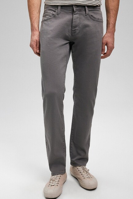 Erkek Marcus Comfort Gabardin Pantolon 0035186575 Gri - Thumbnail