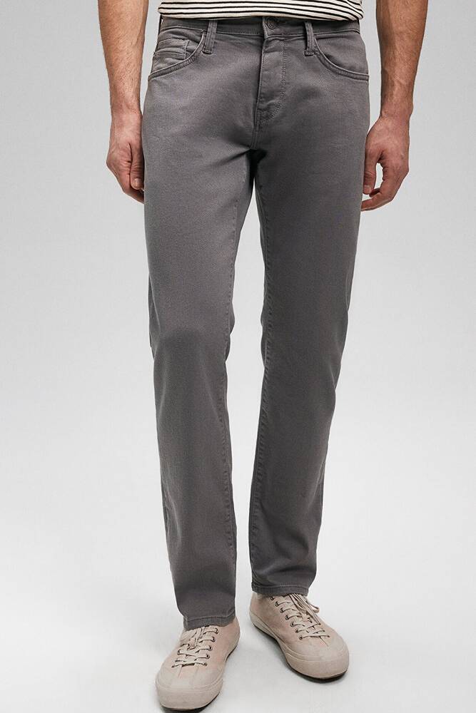 Erkek Marcus Comfort Gabardin Pantolon 0035186575 Gri 