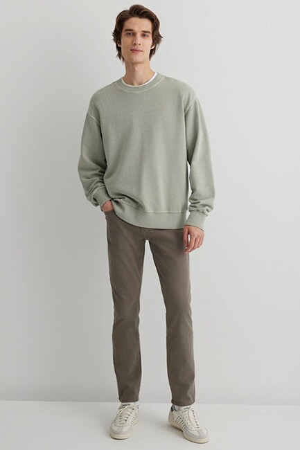 Erkek Marcus Comfort Jean Pantolon 0035188050 Yeşil (1)