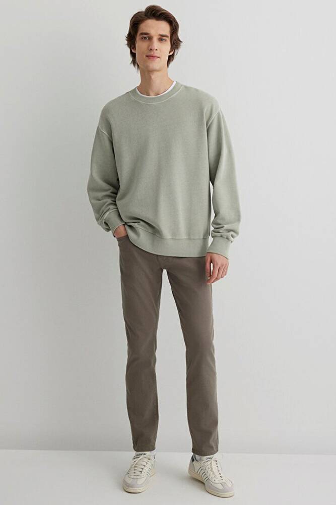 Erkek Marcus Comfort Jean Pantolon 0035188050 Yeşil 