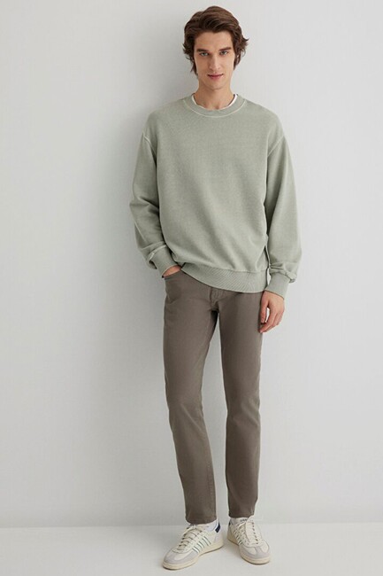 Erkek Marcus Comfort Jean Pantolon 0035188050 Yeşil (2)
