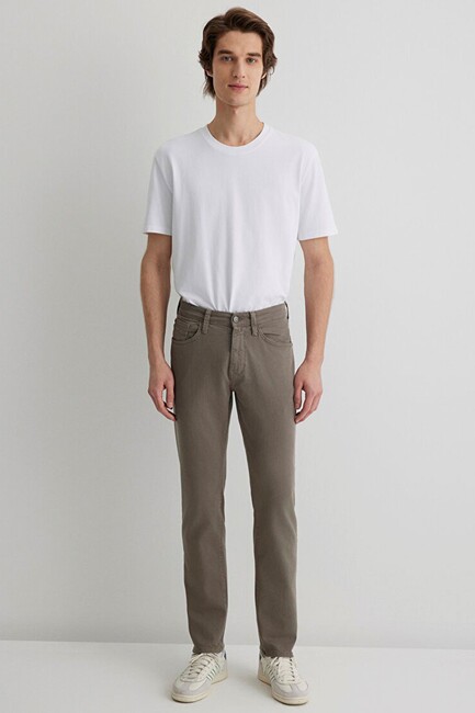 Erkek Marcus Comfort Jean Pantolon 0035188050 Yeşil (3)