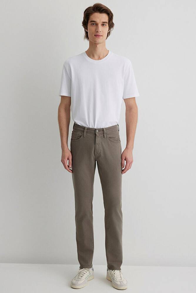 Erkek Marcus Comfort Jean Pantolon 0035188050 Yeşil 