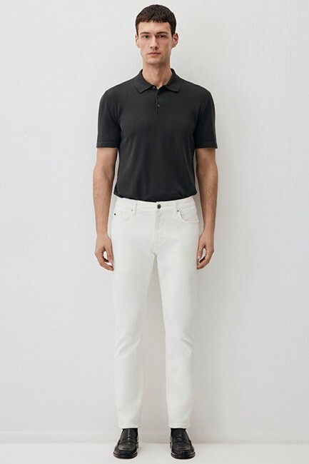 Erkek Marcus Edition Jean Pantolon 0035190581 Beyaz (2)