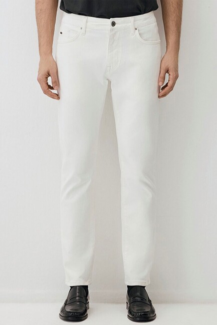 Erkek Marcus Edition Jean Pantolon 0035190581 Beyaz (3)