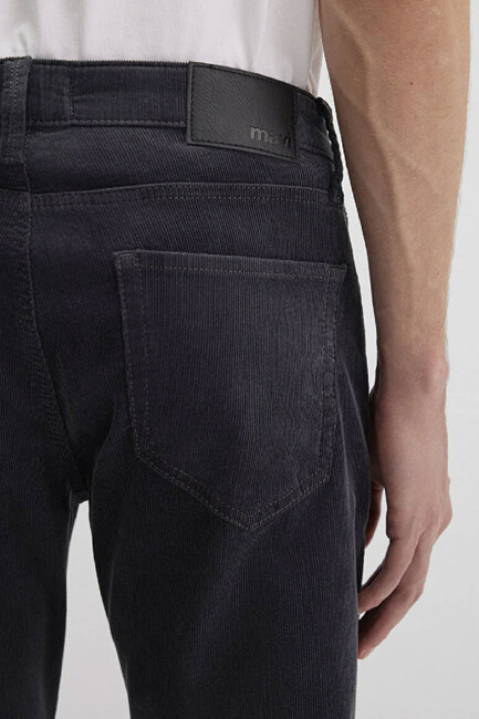 Erkek Marcus Kadife Pantolon 0035182642 Gri - Thumbnail