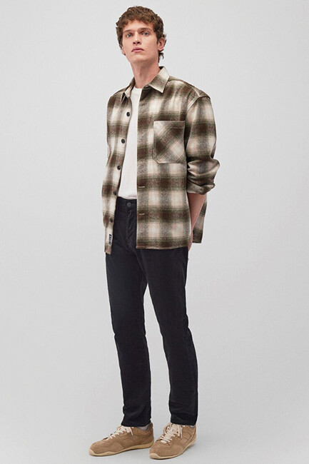 Erkek Marcus Kadife Pantolon 0035130269 Siyah (1)