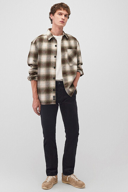 Erkek Marcus Kadife Pantolon 0035130269 Siyah (3)