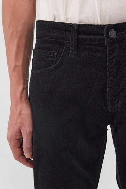 Erkek Marcus Kadife Pantolon 0035130269 Siyah - Thumbnail