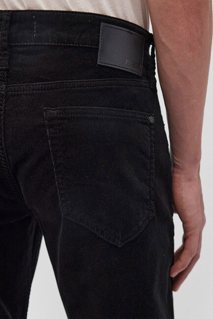 Erkek Marcus Kadife Pantolon 0035130269 Siyah - Thumbnail