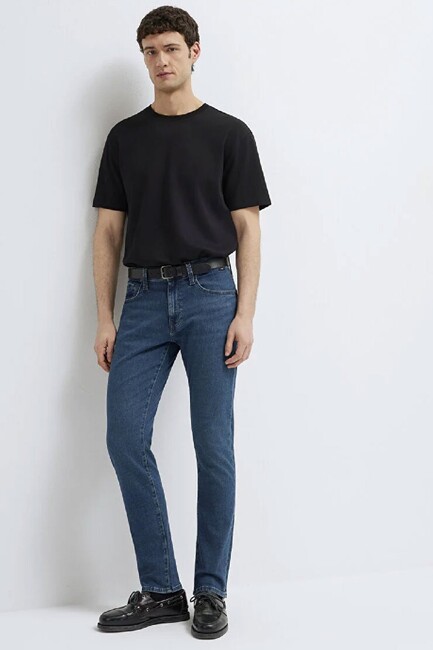 Erkek Marcus Mavi Black Jean Pantolon 00351A3285 Lacivert - Thumbnail