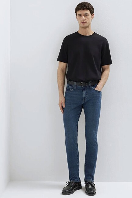 Erkek Marcus Mavi Black Jean Pantolon 00351A3285 Lacivert - Thumbnail