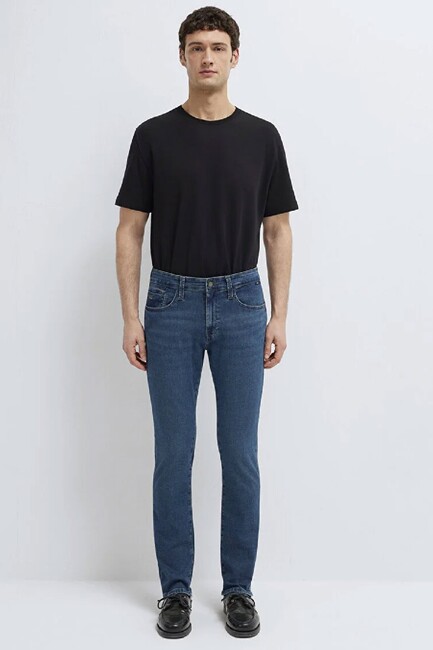 Erkek Marcus Mavi Black Jean Pantolon 00351A3285 Lacivert - Thumbnail