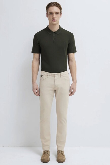 Erkek Marcus Mavi Black Renkli Jean Pantolon 00351A2795 Bej (3)