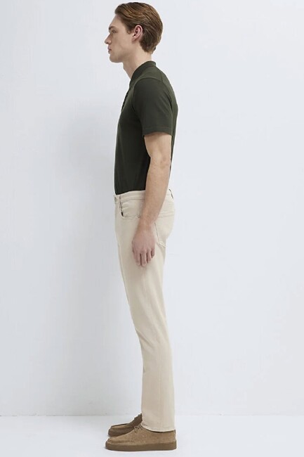 Erkek Marcus Mavi Black Renkli Jean Pantolon 00351A2795 Bej - Thumbnail