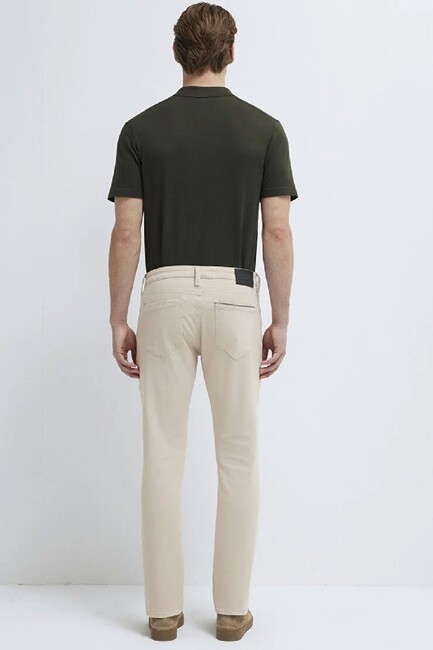 Erkek Marcus Mavi Black Renkli Jean Pantolon 00351A2795 Bej - Thumbnail