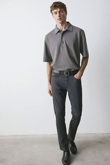 Erkek Marcus Mavi Edition Jean Pantolon 00351A3301 Gri - Thumbnail
