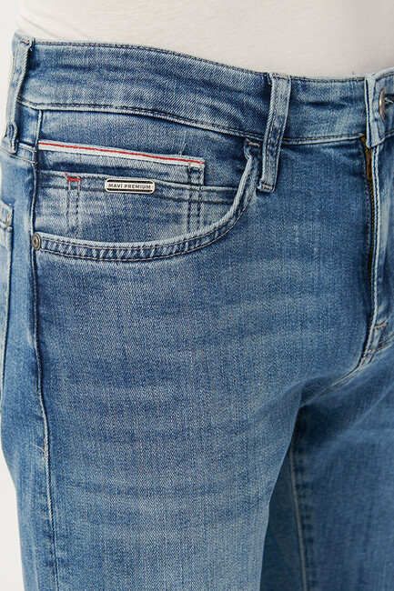 Erkek Marcus Mavi Premium Jean Pantolon 0035183704 Mavi - Thumbnail