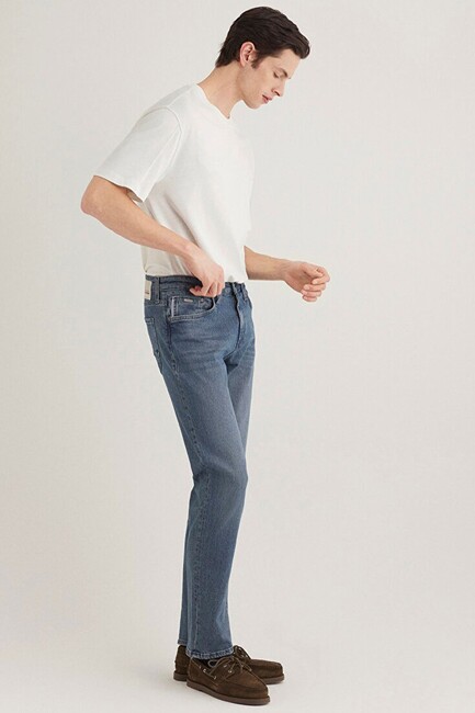 Erkek Marcus Mavi Premium Jean Pantolon 0035189282 Mavi (2)