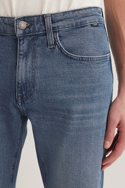 Erkek Marcus Mavi Premium Jean Pantolon 0035189282 Mavi - Thumbnail