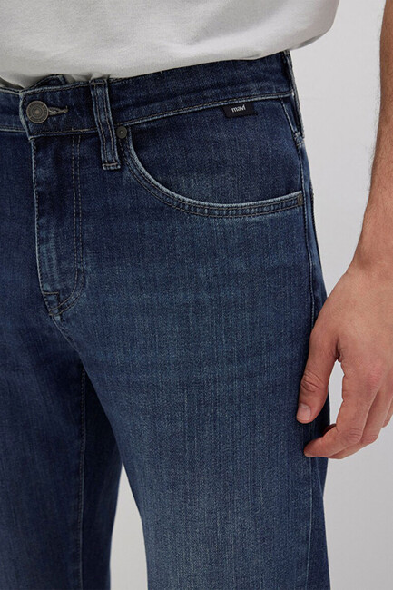 Erkek Marcus Mavi Premium Jean Pantolon 0035190652 Mavi - Thumbnail