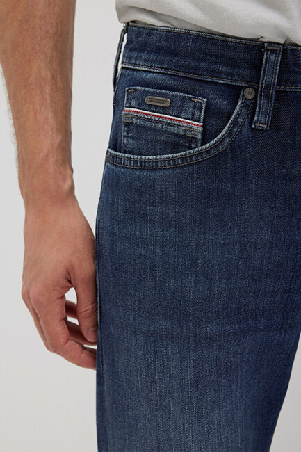 Erkek Marcus Mavi Premium Jean Pantolon 0035190652 Mavi - Thumbnail