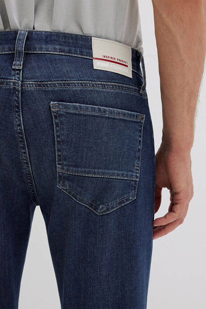 Erkek Marcus Mavi Premium Jean Pantolon 0035190652 Mavi 