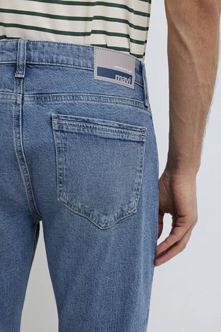 Erkek Marcus Premium Jean Pantolon 0035190654 Mavi - Thumbnail