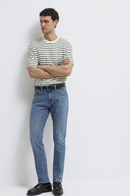 Erkek Marcus Premium Jean Pantolon 0035190654 Mavi