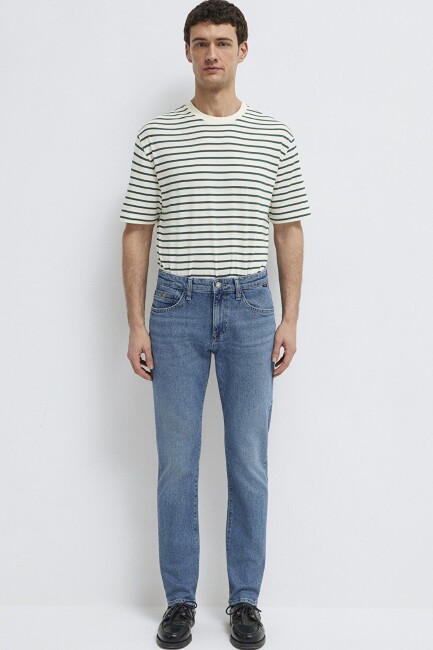 Erkek Marcus Premium Jean Pantolon 0035190654 Mavi (2)
