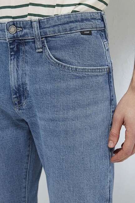 Erkek Marcus Premium Jean Pantolon 0035190654 Mavi - Thumbnail