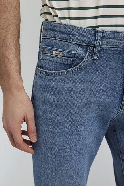 Erkek Marcus Premium Jean Pantolon 0035190654 Mavi - Thumbnail