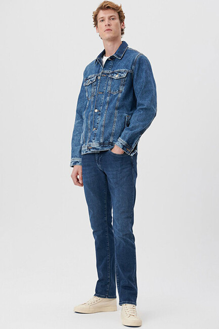 Erkek Marcus Sporty Jean Pantolon 0035182162 Mavi (1)