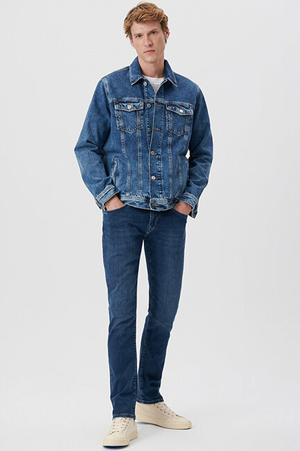 Erkek Marcus Sporty Jean Pantolon 0035182162 Mavi (2)